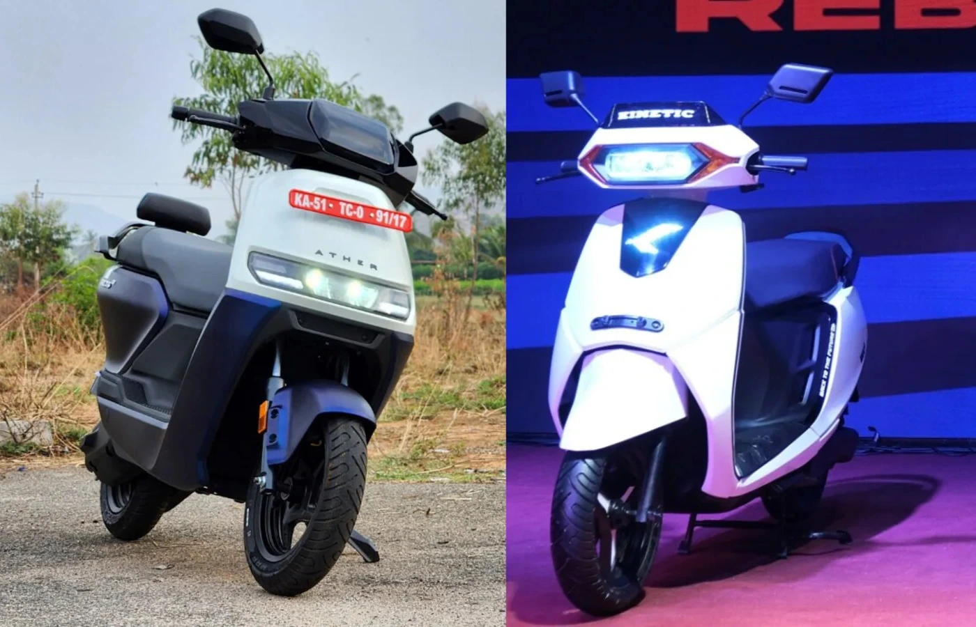 Kinetic DX vs Ather Rizta: Which electric scooter should you choose?